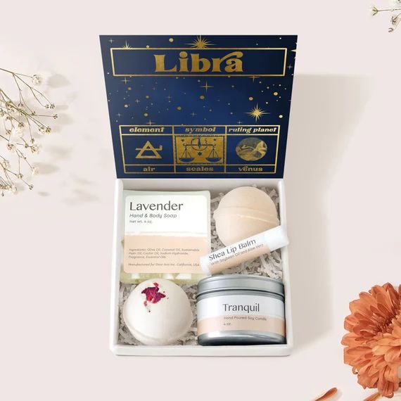 Libra Zodiac Gift Gift Box Set  Tarot Birthday Holiday - Etsy | Etsy (US)