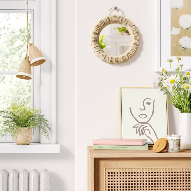 3.5" x 19" Ceramic Bell Cluster Brown - Threshold™ | Target