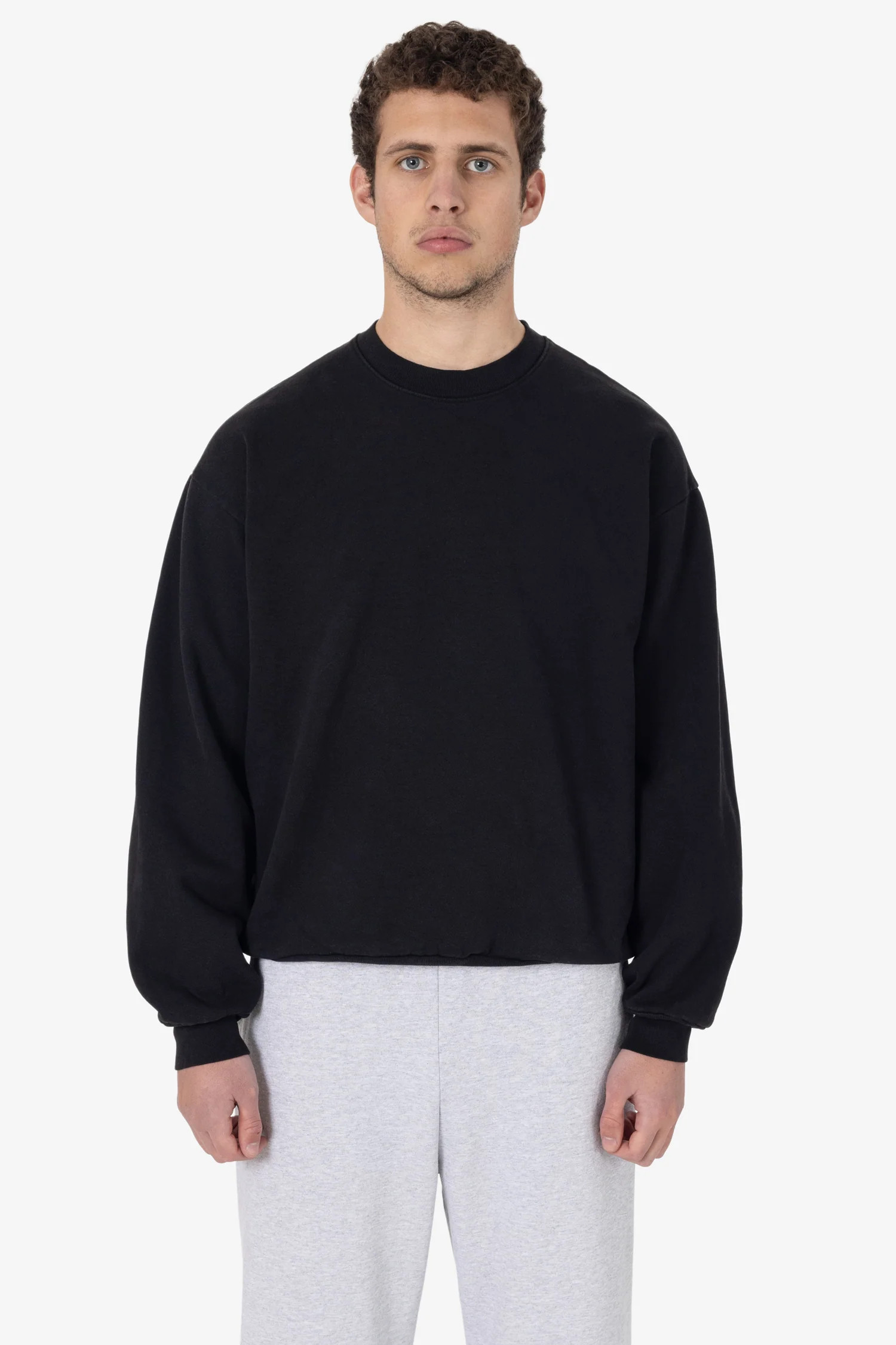 HF07 - Heavy Fleece Crewneck Sweatshirt (Piece Dye) | Los Angeles Apparel