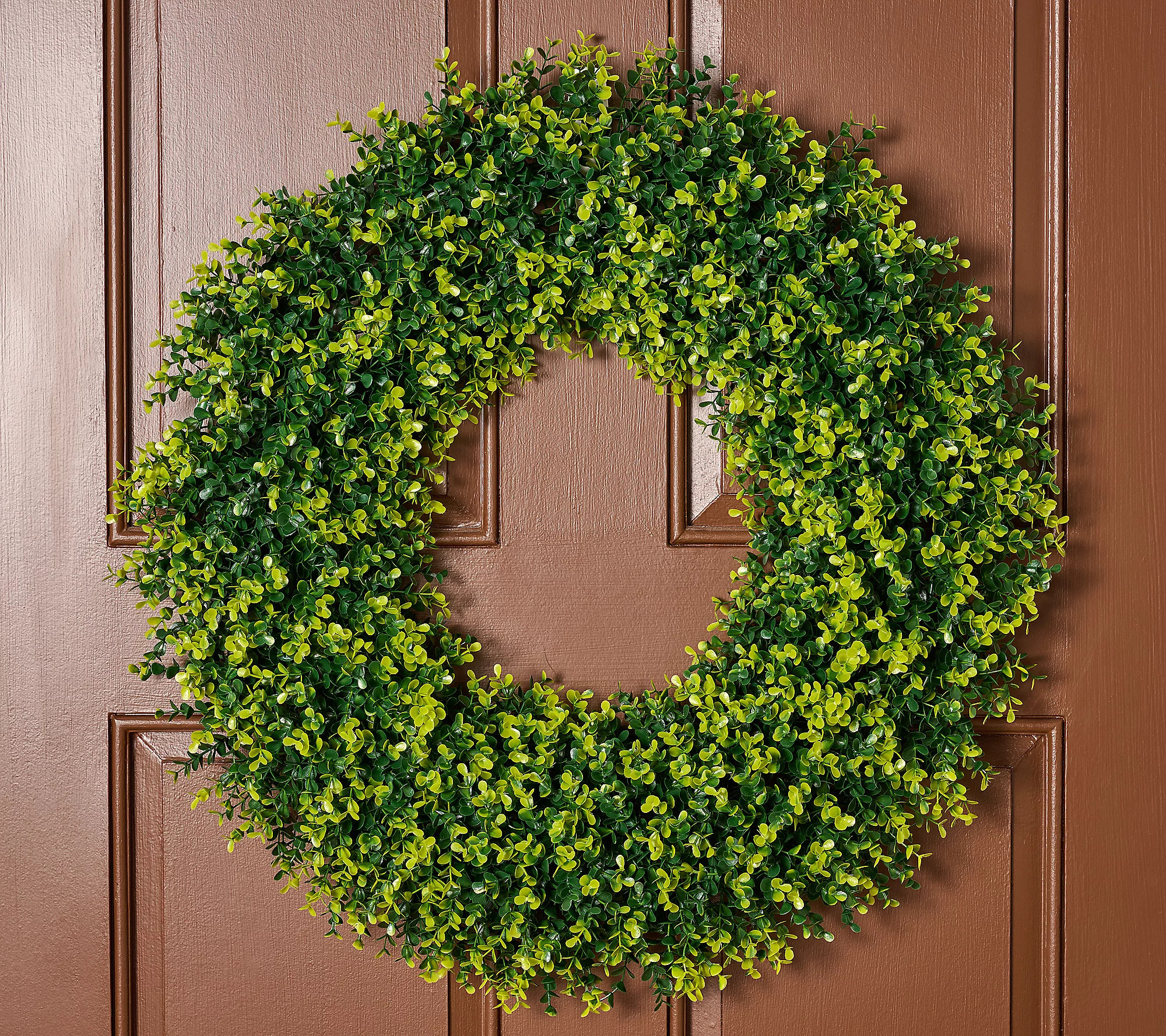 Wicker Park 24"" Indoor/Outdoor Faux Floral Spring Wreath | QVC