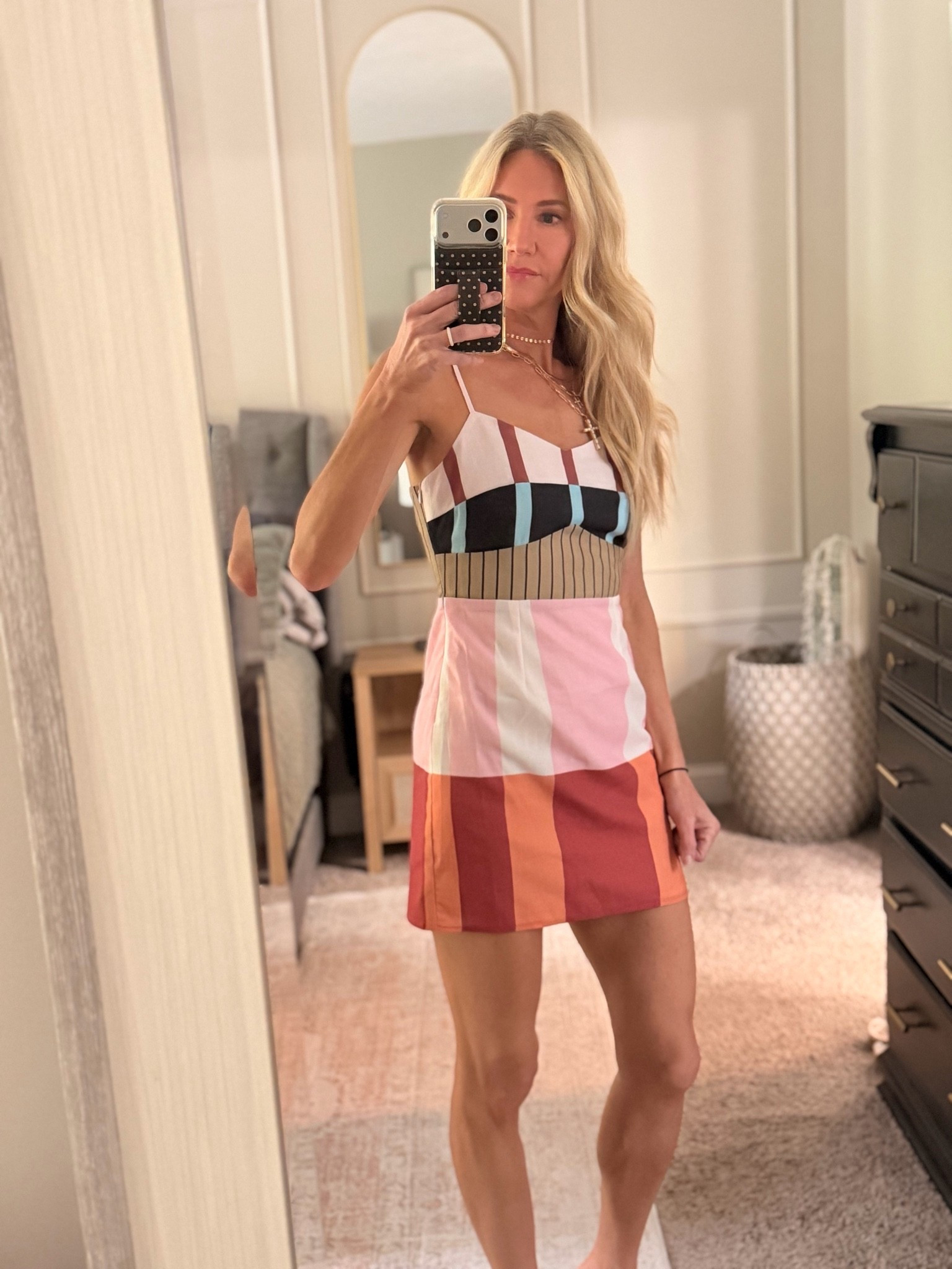 ￼Modern Colorblock summer sundress

#LTKootd #LTKOver40 #LTKgrwm