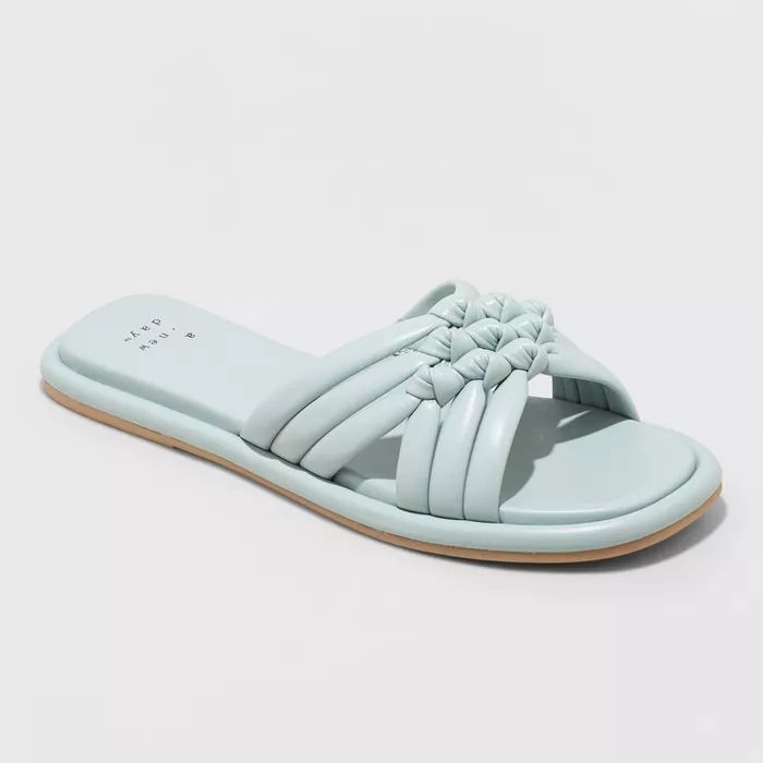 Women's Dulce Padded Knot Slide Sandals - A New Day™ | Target