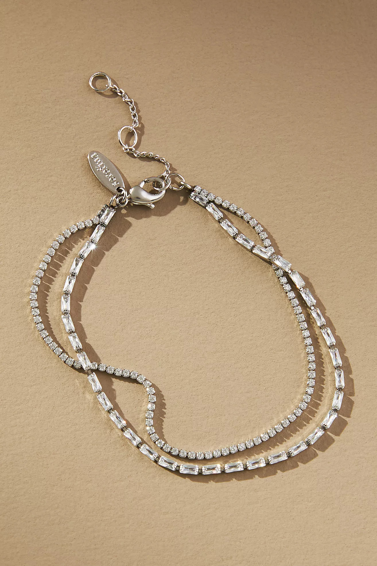 Double-Layer Crystal Bracelet | Anthropologie (US)