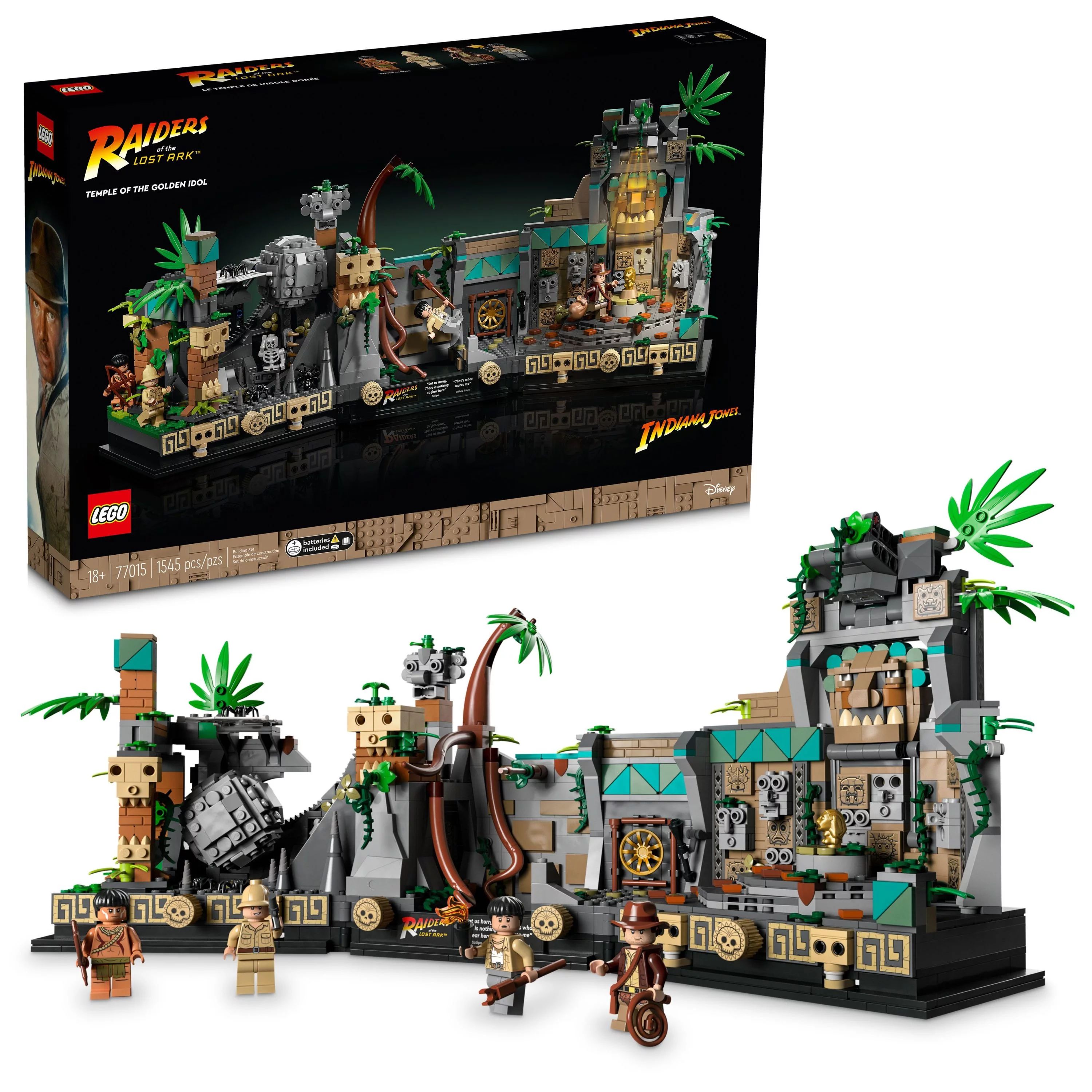 LEGO Indiana Jones Temple of the Golden Idol 77015 Building Project for Adults, Iconic Raiders of... | Walmart (US)