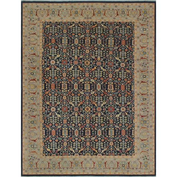 Suzann One-of-a-Kind 9' X 11'10" Wool Area Rug in Blue | Wayfair North America