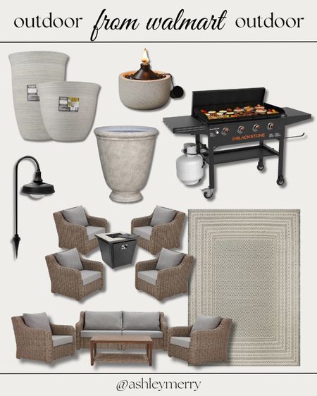 Walmart Outdoor 🌤️

Patio set, outdoor rug, outdoor lights, planters, griddle, grill, barbecue, blackstone, candle, tabletop torch, fire pit, outdoor spaces, outdoor living, patio, patio  furniture, outdoors, summertime

#LTKhome #LTKfindsunder50 #LTKSeasonal