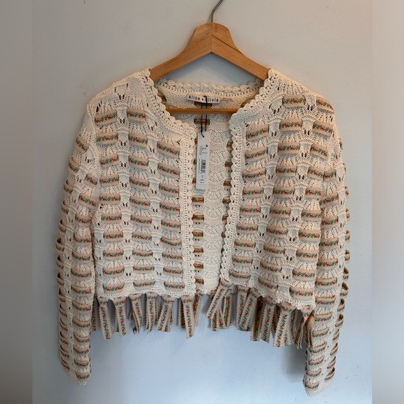 Alice + Olivia Tawna Ribbon Cardigan Size Small | Poshmark