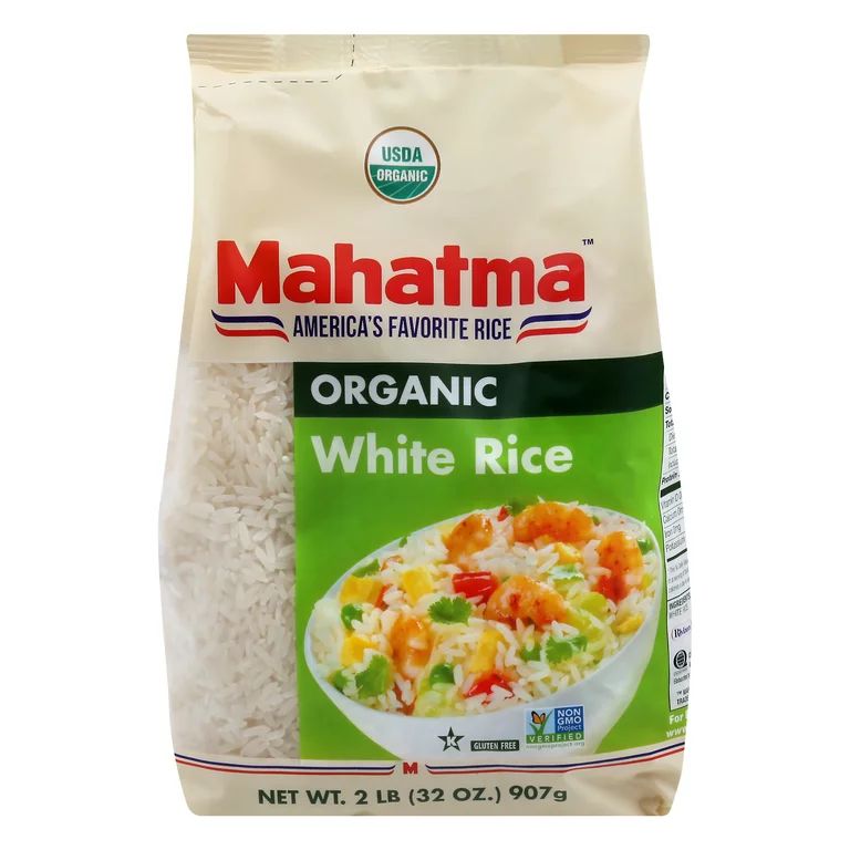 Mahatma Organic Long Grain White Rice, 33 Oz - Walmart.com | Walmart (US)