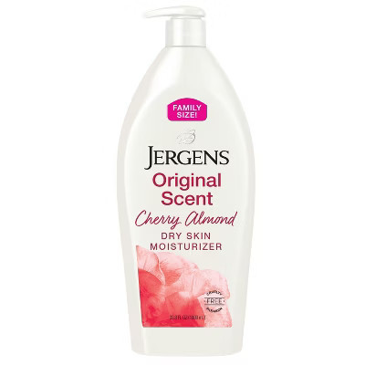 Jergens Original Scent Dry Skin Moisturizing Body Lotion - Cherry Almond - 33.8 fl oz | Target