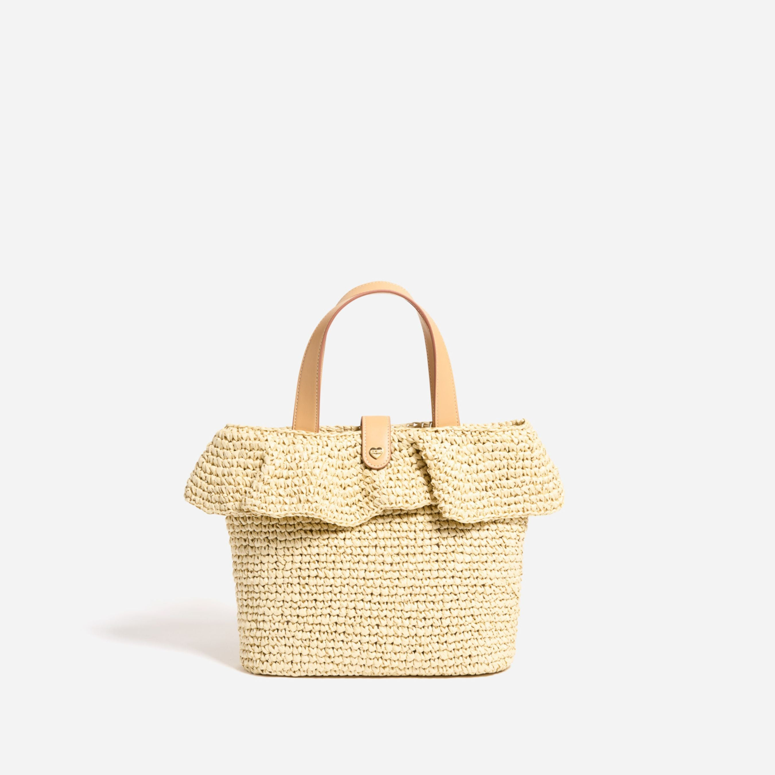 Woven Ruffle Tote | Stoney Clover Lane | Stoney Clover Lane