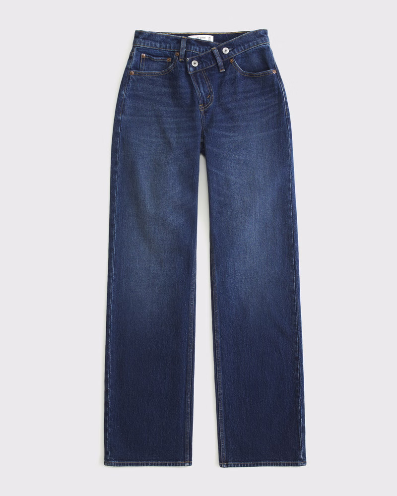 Women's Curve Love High Rise 90s Relaxed Jean | Women's New Arrivals | Abercrombie.com | Abercrombie & Fitch (US)