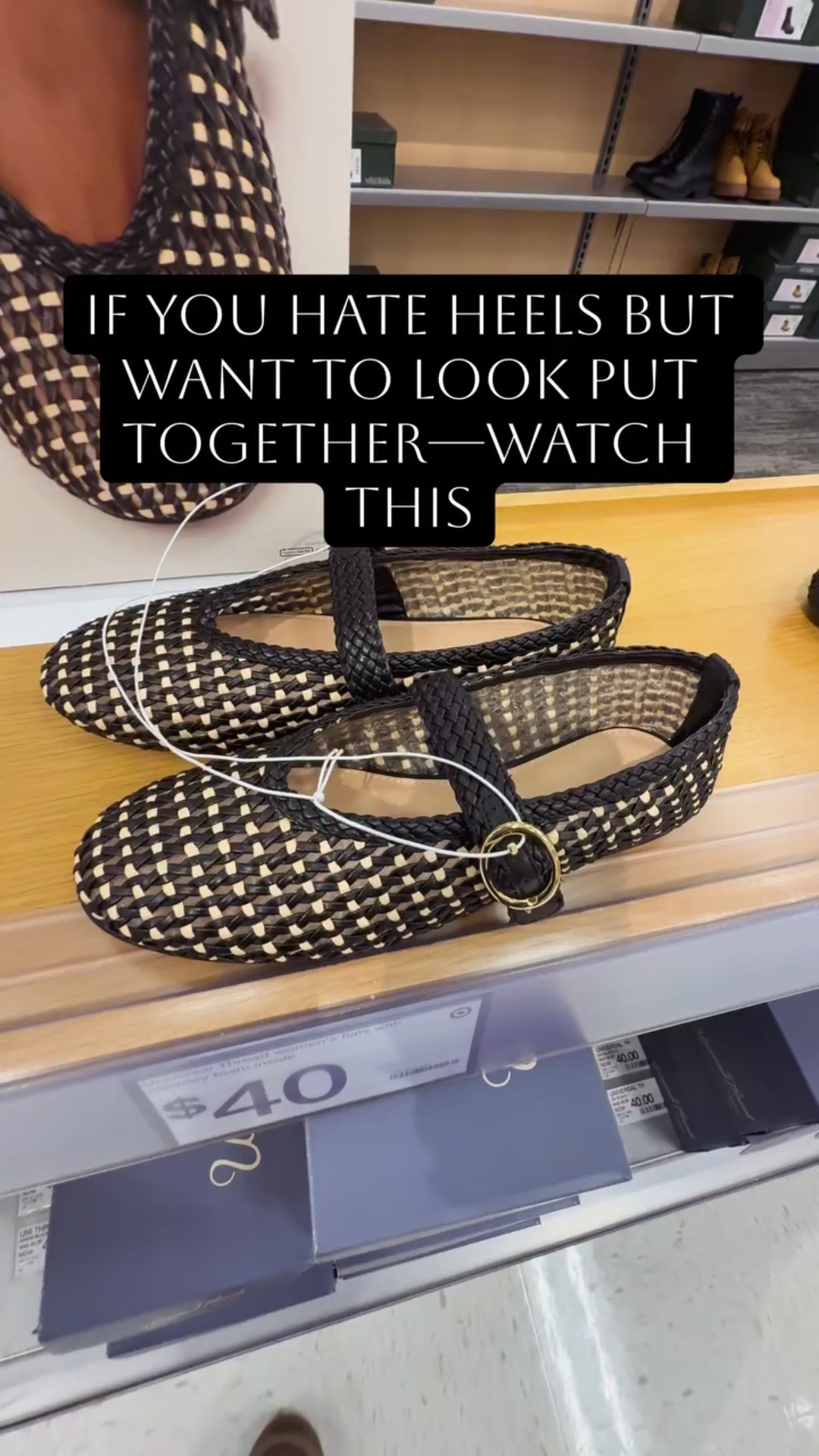 If you hate heels but still want to look put together…
these new Target spring flats are IT 🤍

Comfortable, chic, and easy to style with dresses or denim! Trust me these will not last long! 

👉 Comment FLAT for the LTK link
or shop it in my LTK (linked in bio)

🛍️ Comment FLAT for the link 🤍
	

	•	#TargetFinds
	•	#SpringStyle
	•	#MomStyle
	•	#AffordableFashion
	•	EverydayOutfits