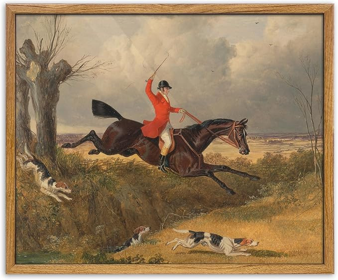 UPWOIGH Vintage Framed Wall Art,12x16in The Foxhunter,Frederick Herring Art,Classic 19th Century ... | Amazon (CA)