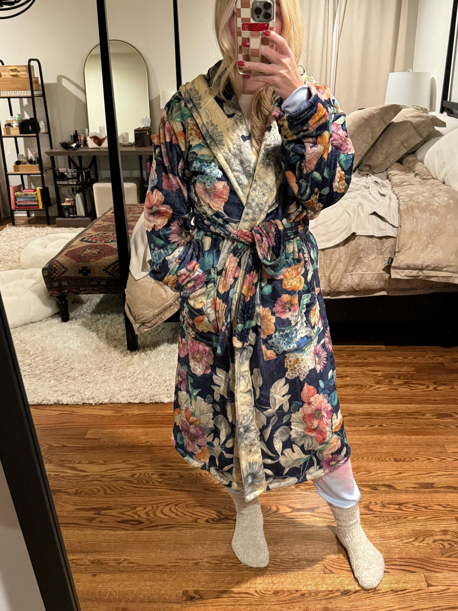 this is how i spent my nye 😂 so cozy. If you need a new beautiful robe this is it! (It’s literally called the “cozy robe”)

#LTKhome #LTKover40 #LTKmidsize