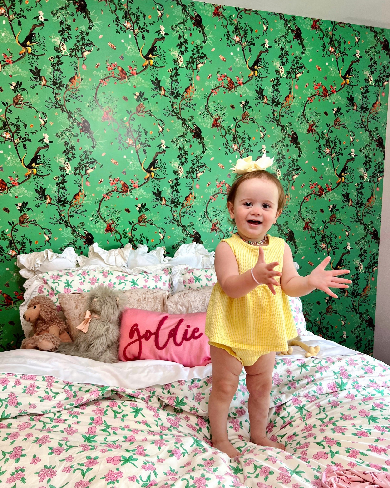 Big girl bed toddler baby girl bedding amazon floral girly ruffle pillows 

#LTKKids #LTKHome #LTKFamily