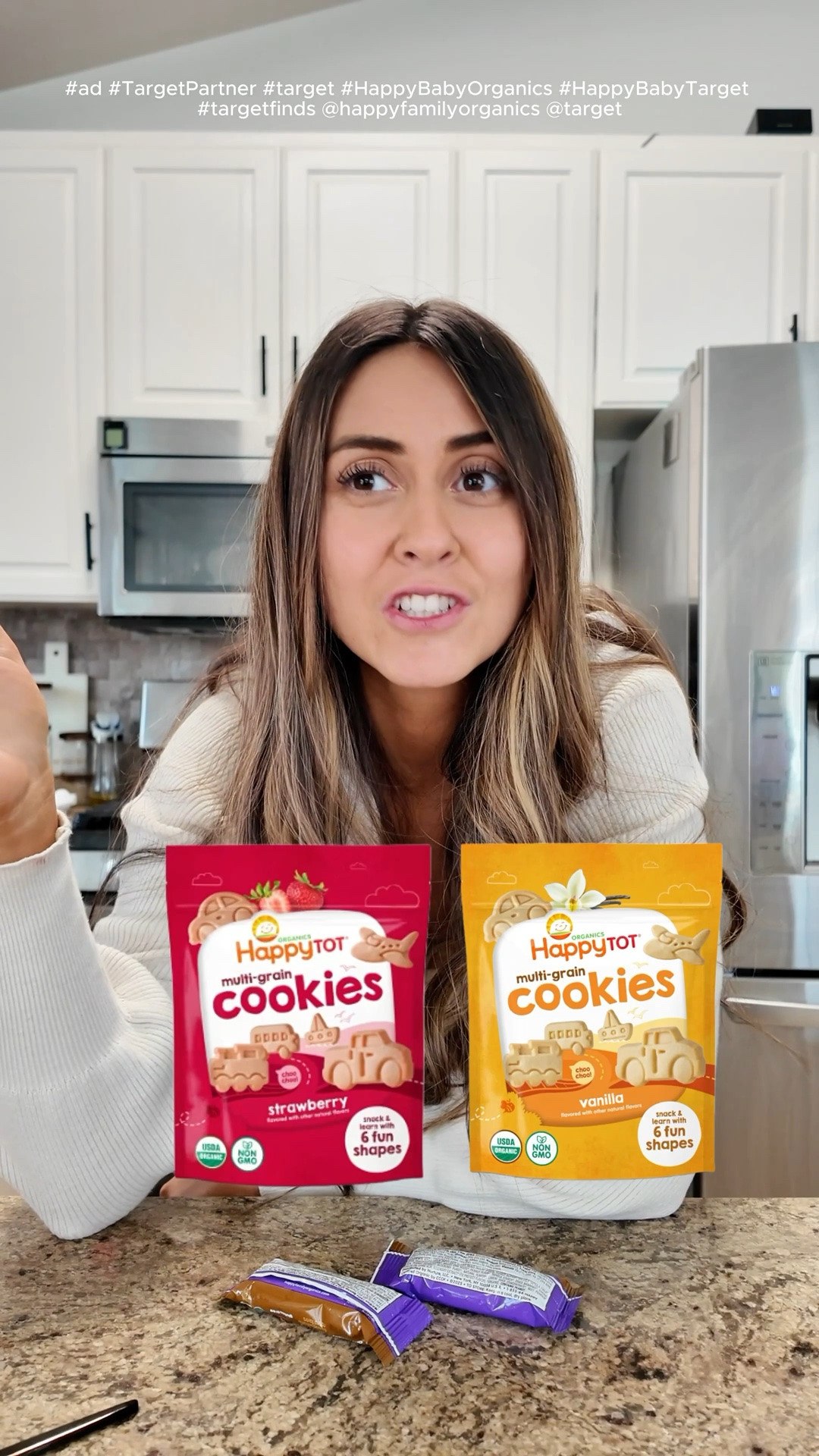 #AD The Holy Grail of toddler snacks has officially been found at Target!
I finally found a snack that tastes good AND has incredible ingredients. The Happy Baby
Organics Bestie Bars are a game changer—they are hey’re PBJ inspired bars made with no
added sweeteners, just real organic fruit and nut butter. And the cookies are multi grain with 1g
of added sugar* per serving (1g of sugar): Happy Tot*products are for ages 2 and up
We also love the multi-grain cookies that come in 6 fun shapes! Perfect for keeping the kids
entertained and full while we're out enjoying the sun. @happyfamilyorganics @target
Tap the photo to shop our Target snack haul directly!
*Happy Tot products are for ages 2 and up.
#targetfinds #TargetStyle #LTKbaby #LTKkids #LTKfamily #TargetPartner #target
#HappyBabyOrganics #HappyBabyTarget

#LTKfoodie
