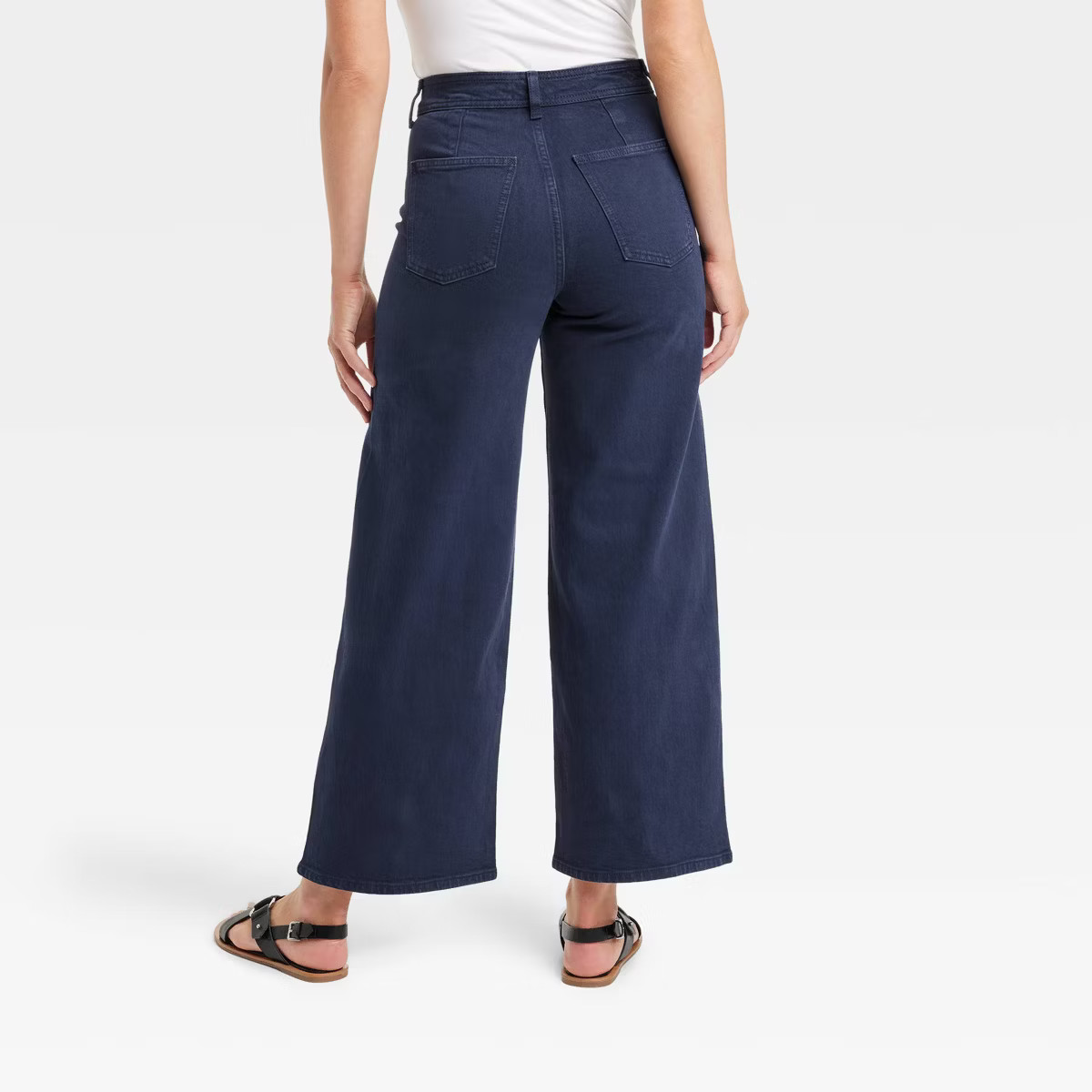 Women's High-Rise Sailor Wide Leg Ankle Jeans - Universal Thread™ | Target