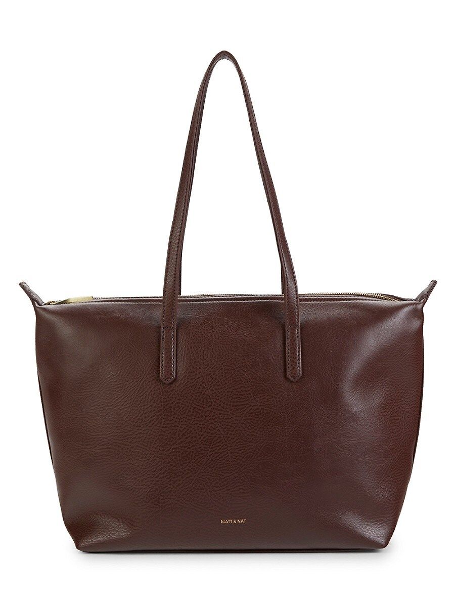 Matt & Nat Women's Abbi Vegan Leather Tote - Woodland | Saks Fifth Avenue OFF 5TH