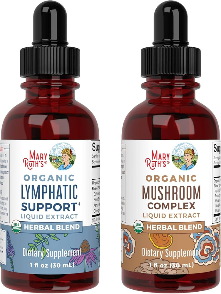 MaryRuth's Lymphatic Support Drops & Organic Mushroom Complex | USDA Organic, Clean Label Project... | Amazon (US)
