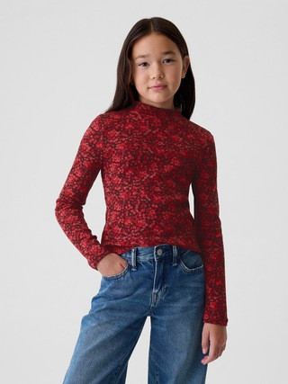 Kids Rib Mockneck T-Shirt | Gap (US)