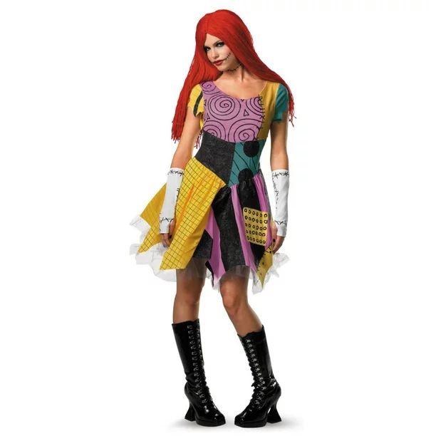 Disguise Nightmare Before Christmas Sally Sassy Women's Fancy-Dress Costume for Adult, L (12-14) ... | Walmart (US)