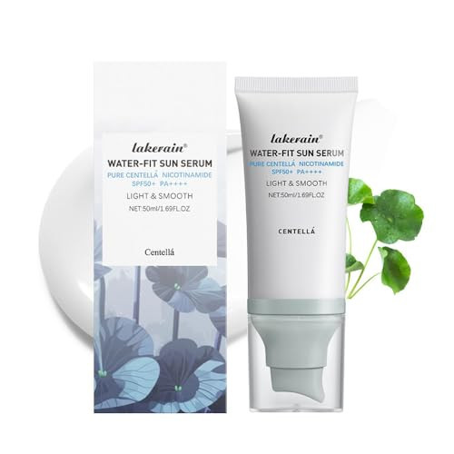 Centella Sunscreen,Centella SPF50 Water-Fit Sun Serum Light & Smooth Hyalu Cica Sunscreen ﻿ | Amazon (US)