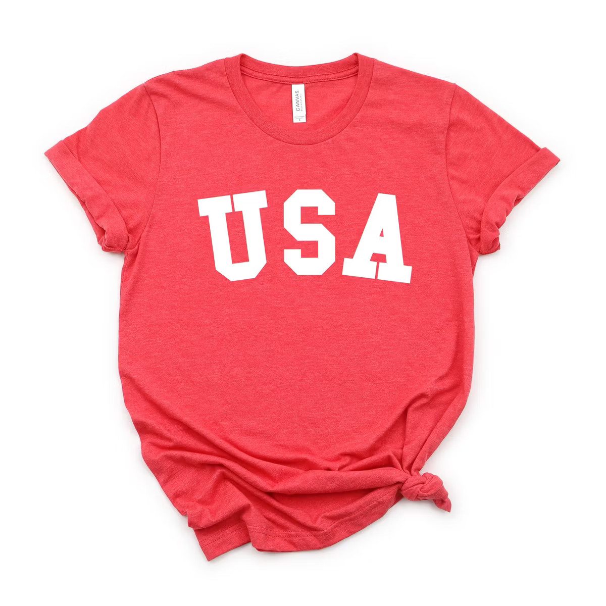 Simply Sage Market Women's USA Bold Short Sleeve Graphic Tee | Target