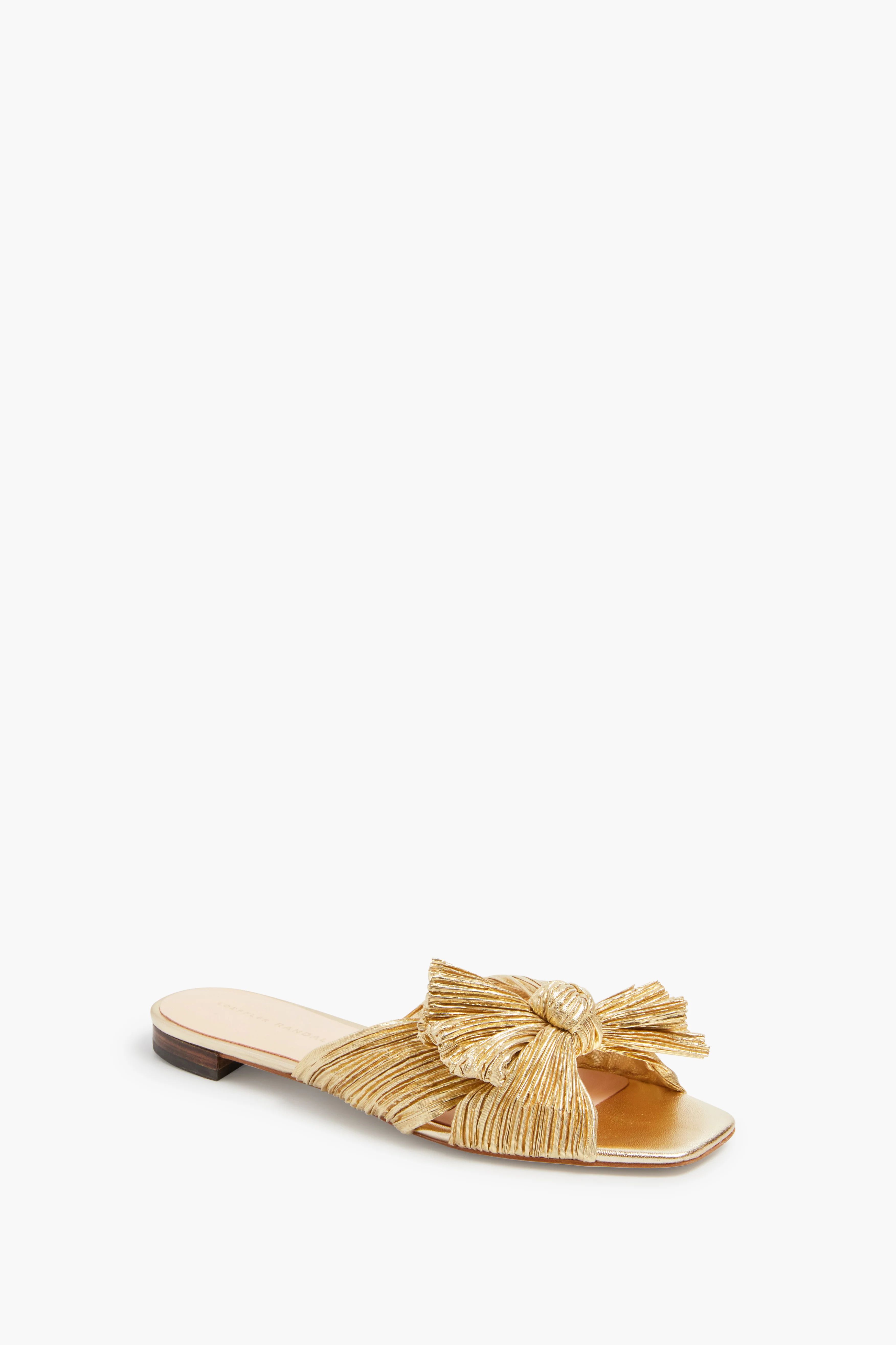 Gold Daphne Knot Flat Sandal | Tuckernuck (US)