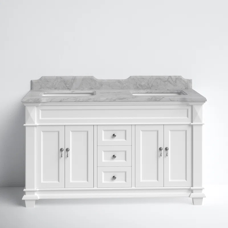Ensa 60'' Double Bathroom Vanity with Top | Wayfair North America