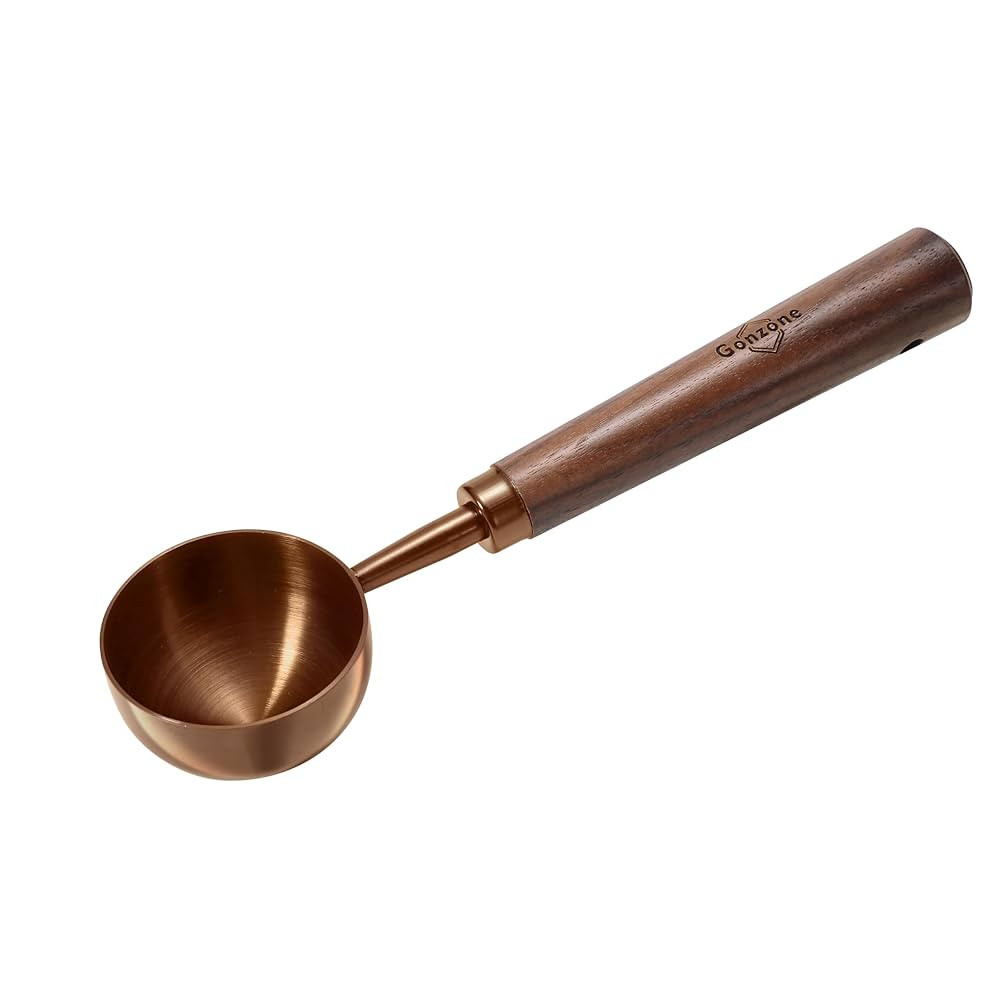 Vintage Coffee Measuring Spoon - 304 Stainless Steel, Coffee Scoop，10g Capacity, Walnut Handle ... | Amazon (US)