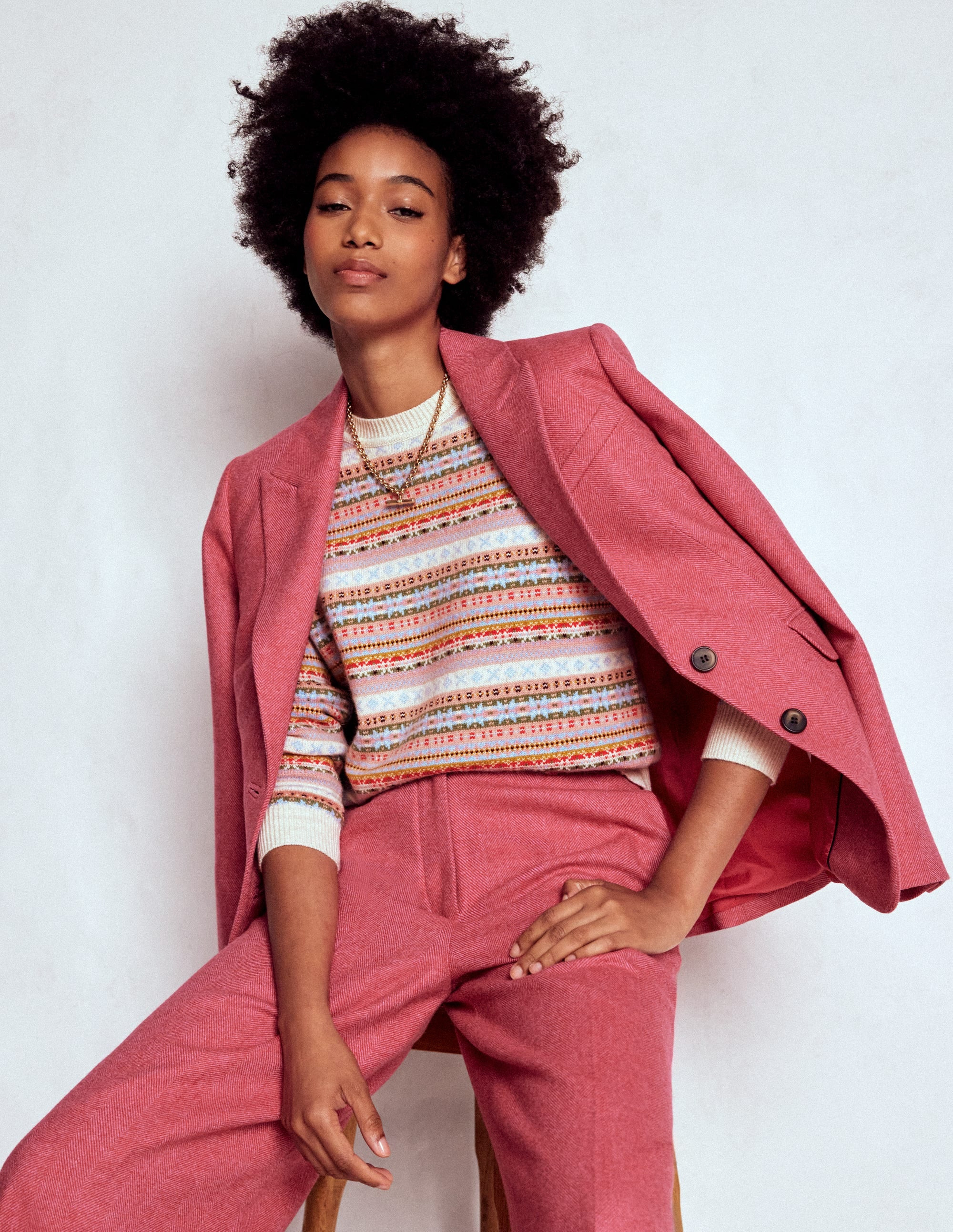 Edie Fair Isle Sweater-Heritage Fair Isle | Boden (US)