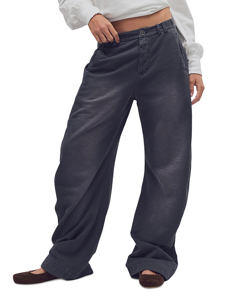 Free People Spotlight Cotton Blend Wide Leg Pants | Bloomingdale's (US)