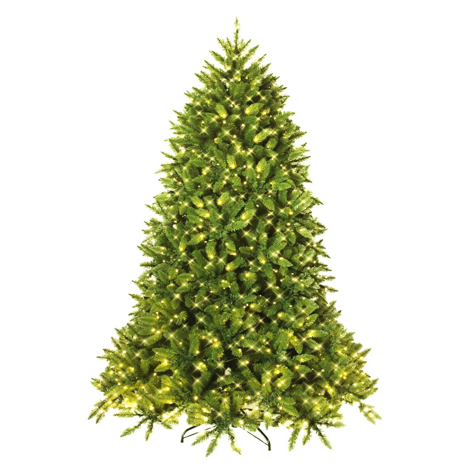 Costway 7.5ft Pre-lit PVC Christmas Fir Tree 8 Flash Mode | Walmart (CA)
