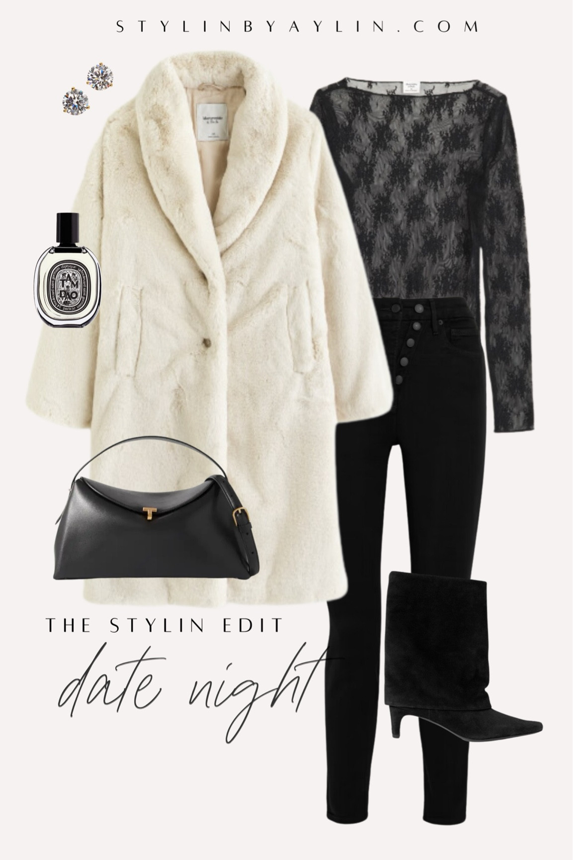OOTD- Date night edition, faux fur coat, accessories, handbag, StylinByAylin 

#LTKfindsunder100 #LTKSeasonal #LTKstyletip