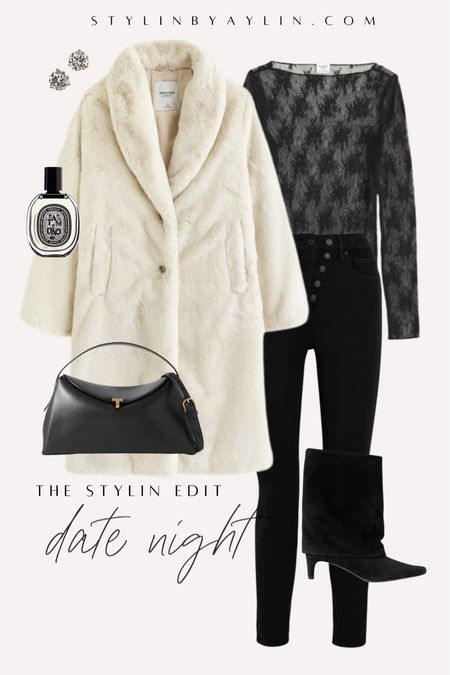 OOTD- Date night edition, faux fur coat, accessories, handbag, StylinByAylin 

#LTKfindsunder100 #LTKSeasonal #LTKstyletip