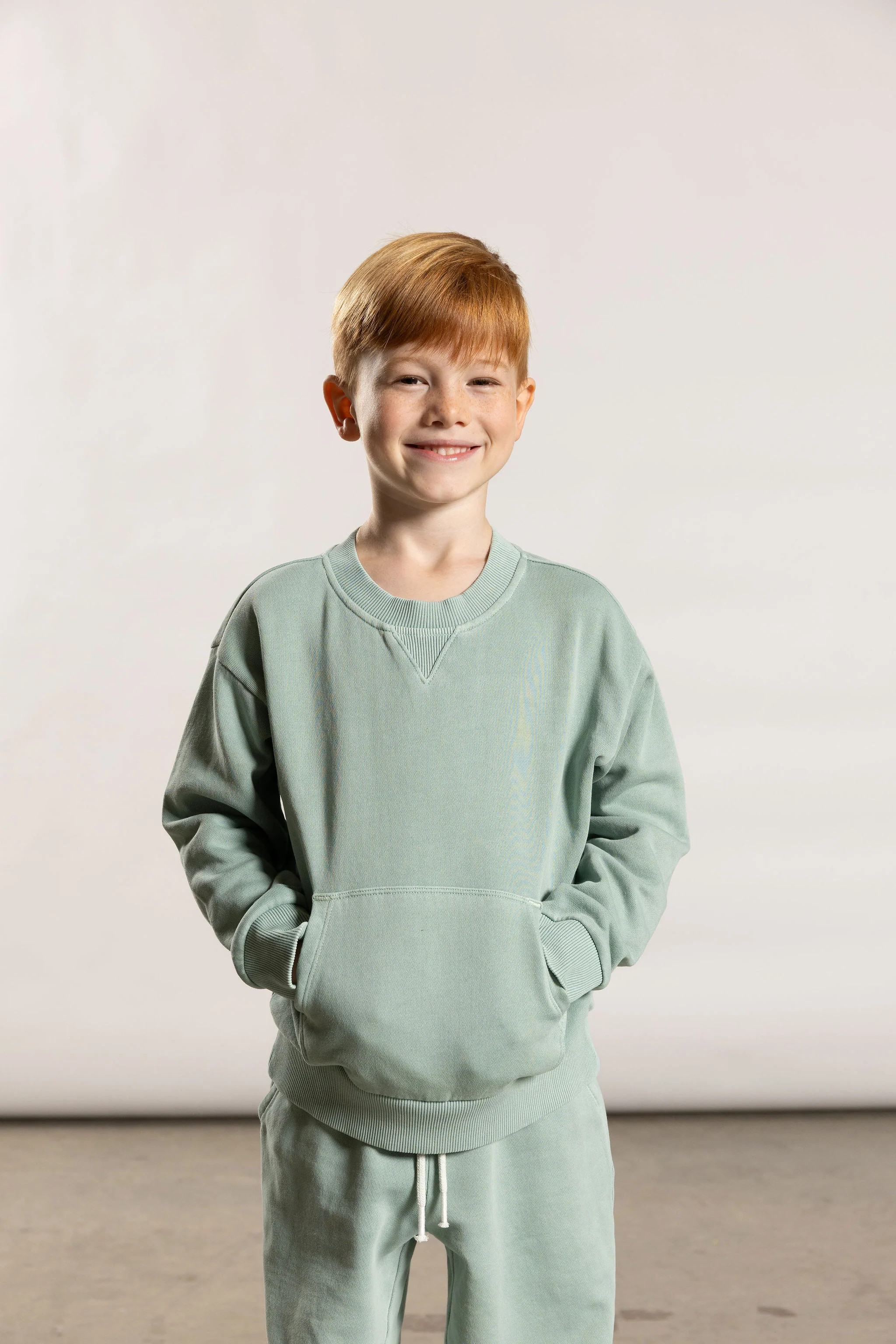 Kids Vintage Wash Crewneck | P'tula