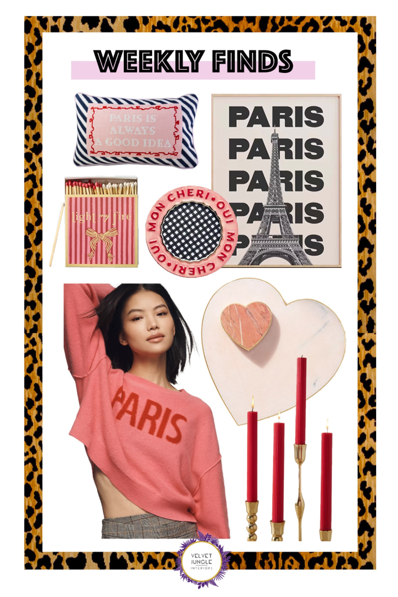 The city of love ... 💕 
Valentine's Day is coming up and there's no place more romantic than my city - here are some adorable Paris inspired valentine's decor, and even a little fashion, to brighten your day ! 



#LTKhome #LTKgiftguide #LTKstyletip