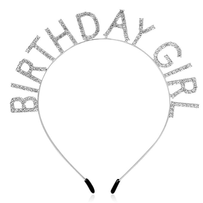 AOPRIE Birthday Girl Headband Birthday Tiara for Women Girls Happy Birthday Princess Crown Rhines... | Amazon (US)