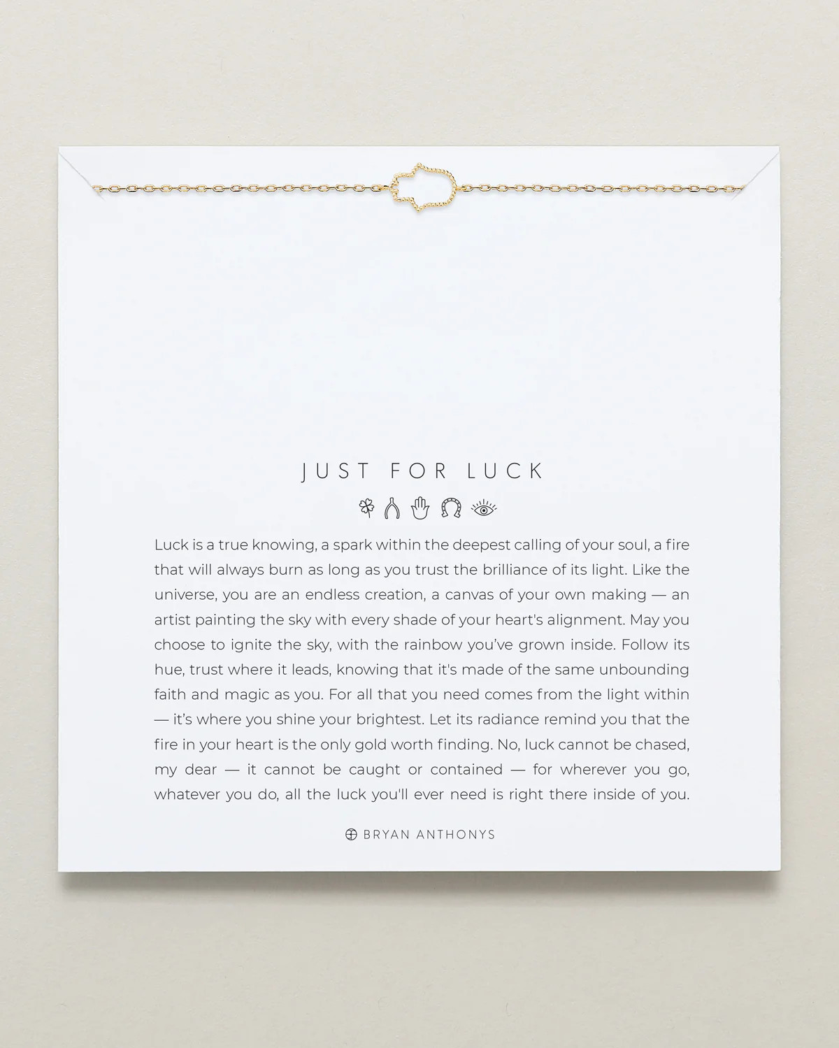 Just For Luck Hamsa Bracelet | Bryan Anthonys | Bryan Anthonys