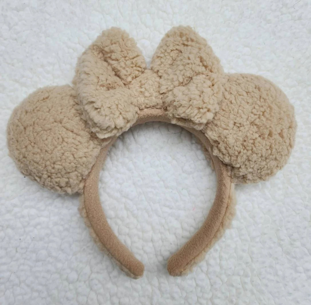 Tan Sherpa Magical Mouse Ears - Etsy | Etsy (US)