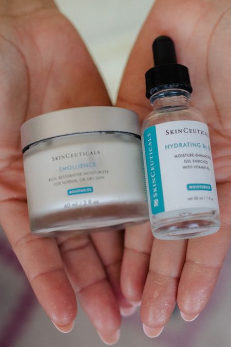 SkinCeuticals is a trusted brand known for its scientifically advanced skincare solutions that deliver visible results. One of their best combinations is the Emollience moisturizer and B5 gel. 

The Emollience moisturizer is a lightweight, nourishing cream that hydrates the skin and strengthens its natural barrier. It contains botanical extracts and essential oils to soothe and soften the skin, making it perfect for all skin types. 

The B5 gel is a hydrating serum enriched with vitamin B5 to replenish moisture and improve skin elasticity. It also contains hyaluronic acid to attract and retain water for a plump, radiant complexion. 

Together, these two products create a powerhouse duo that hydrates, nourishes, and protects the skin for a healthy and glowing complexion. SkinCeuticals' dedication to research and innovation makes them a standout brand in the skincare industry, and their Emollience moisturizer and B5 gel combination is a must-have for anyone looking to achieve smooth, hydrated, and radiant skin.

#LTKstyletip #LTKfindsunder100 #LTKbeauty