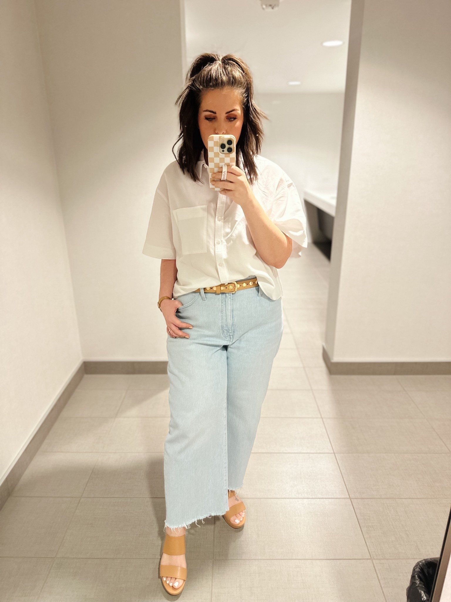 This belt is fun! 

#LTKOver40 #LTKMidsize #LTKFindsUnder50