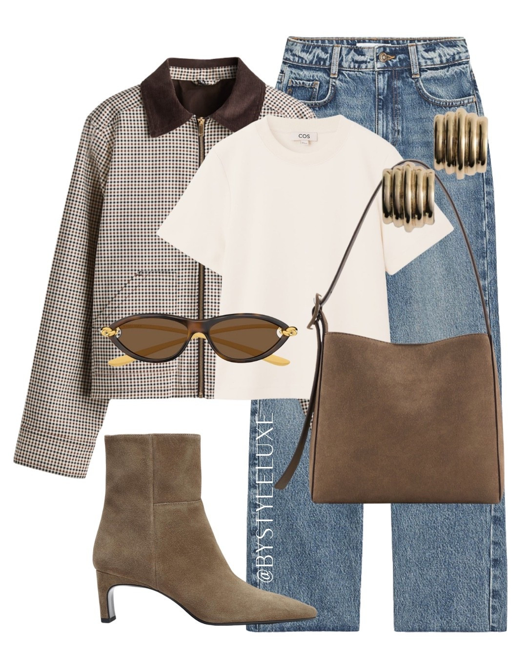 AUTUMN JACKET  - this check barn jacket is under £40 and such a good inexpensive trend price - there’s 15% off right now online! 

#boots #jeans #autumnoutfit

#LTKjeans #LTKshoes #LTKautumn