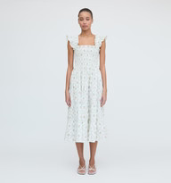 The Ellie Nap Dress - Light Blue Jungle Floral | Hill House Home US