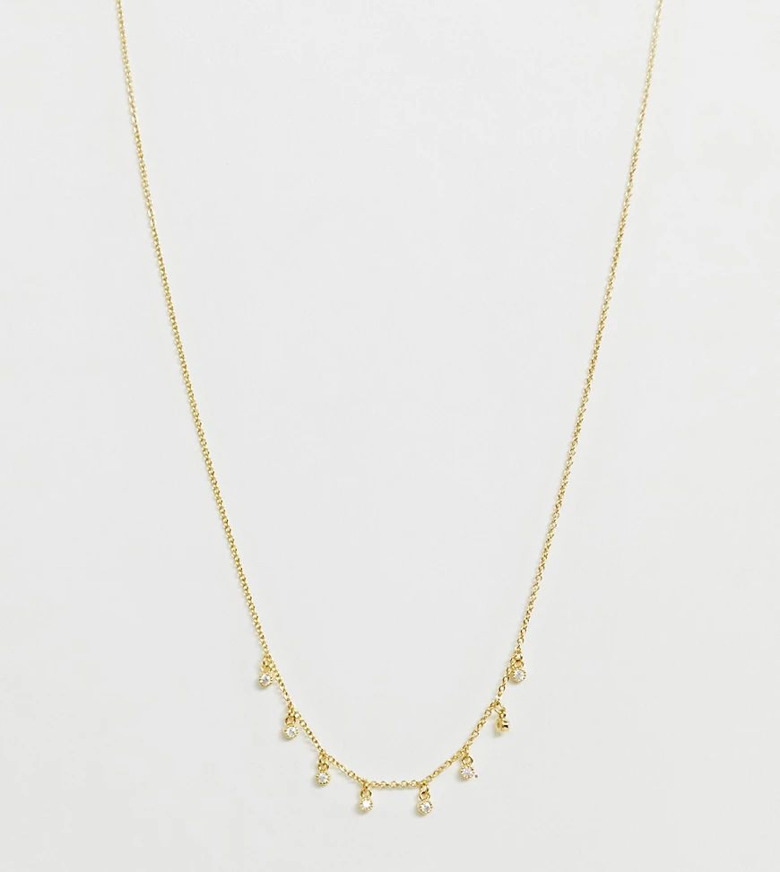 Galleria Armadoro gold plated opal drop necklace | ASOS (Global)