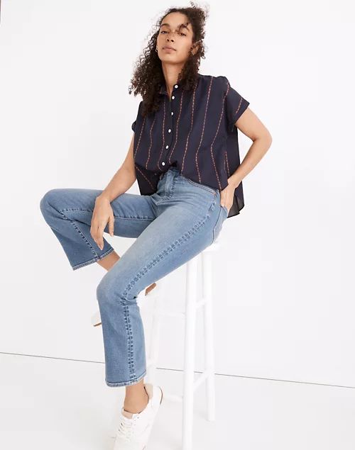 Cali Demi-Boot Jeans in Dorrance Wash: TENCEL™ Denim Edition | Madewell