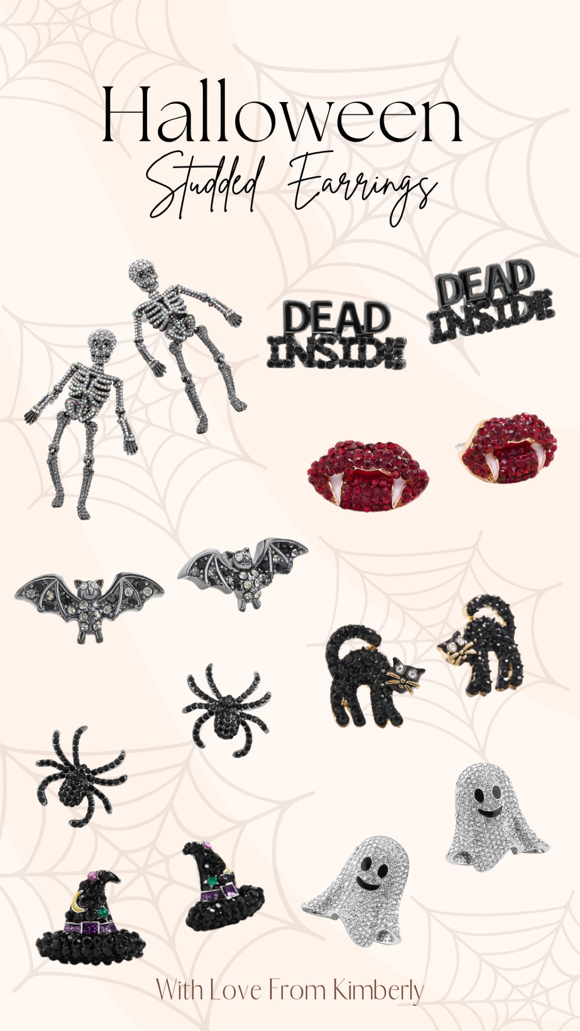 Halloween Jewelry / Halloween Studded Earrings / cute spooky earrings 

#LTKSeasonal #LTKFallSale #LTKStyleTip