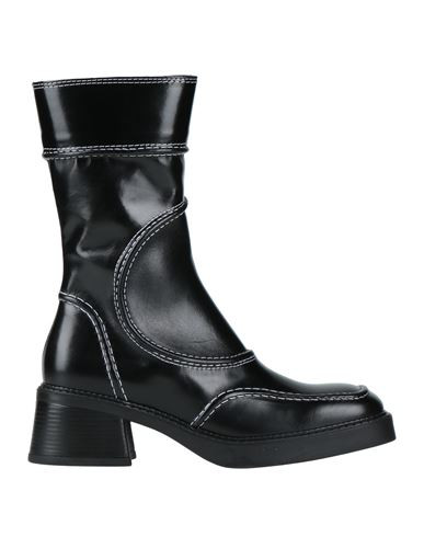 E8 By Miista Malene Black Ankle Boots Woman Ankle boots Black Size 7.5 Calfskin | YOOX (US)