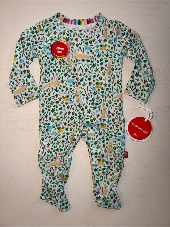 Magnetic Me Bunny Garden Footie Newborn 6-9 months | Poshmark