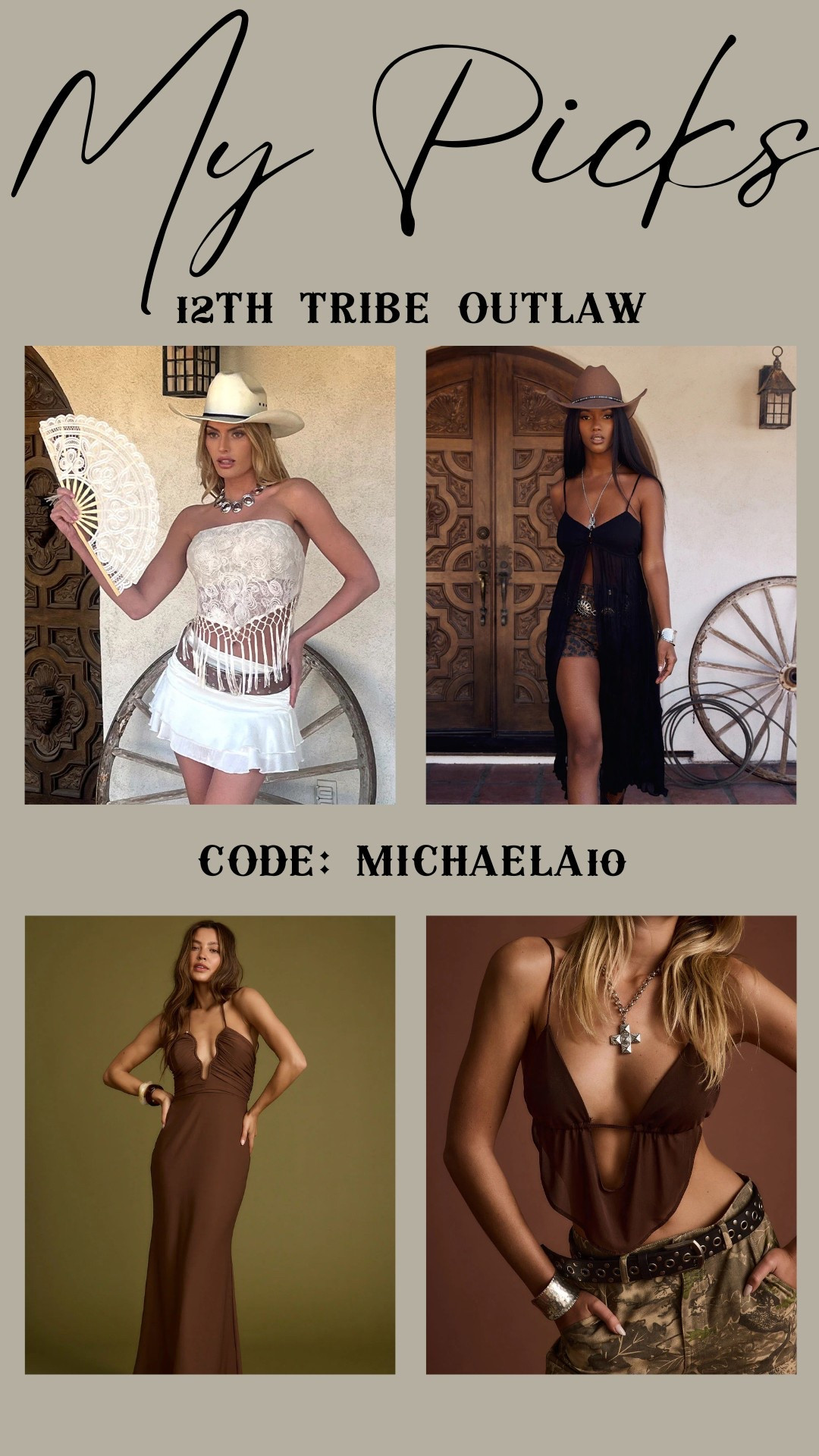 My Picks - 12TH Tribe Outlaw Drop 

#LTKSeasonal #LTKFindsUnder100 #LTKStyleTip